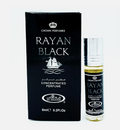 Al Rehab Rayan Black Unisex 6ml x6 Concentrated Perfume Oil Roll-on
