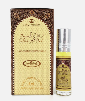 Al Rehab Sultan Al Oud Unisex 6ml x6 Concentrated Perfume Oil Roll-on