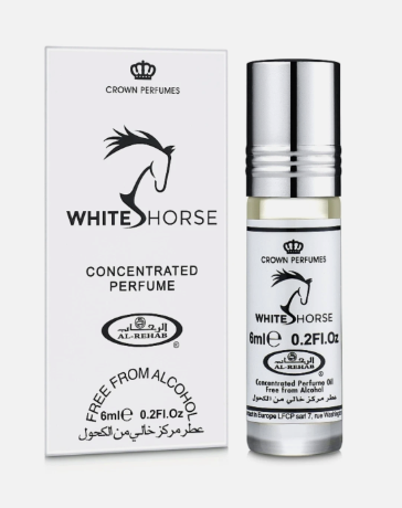 Al Rehab White Horse Unisex 6ml x6 Concentrated Perfume Oil Roll-on