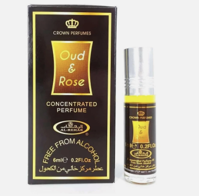 Al Rehab Oud Mood Unisex 6ml x6 Concentrated Perfume Oil Roll-on