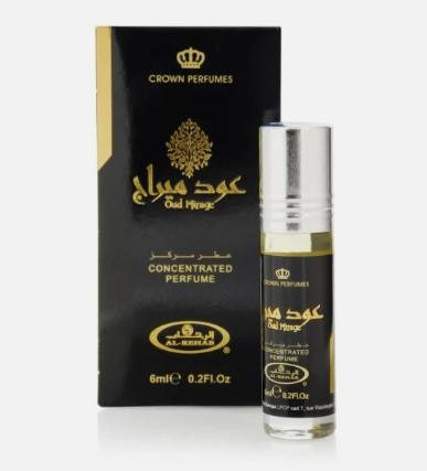 Al Rehab Oud Mirage Unisex 6ml x6 Concentrated Perfume Oil Roll-on