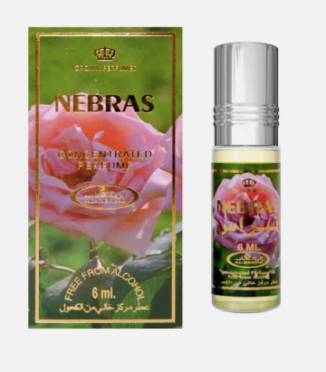 Al Rehab Nebras Unisex 6ml x6 Concentrated Perfume Oil Roll-on