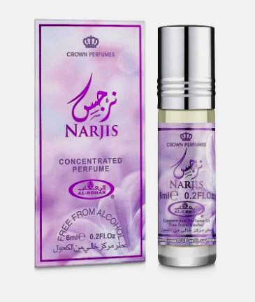 Al Rehab Narjis Unisex 6ml x6 Concentrated Perfume Oil Roll-on