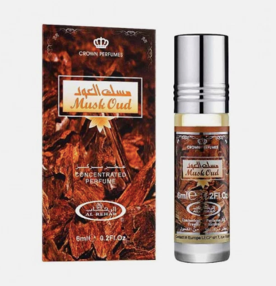 Al Rehab Musk Oud Unisex 6ml x6 Concentrated Perfume Oil Roll-on