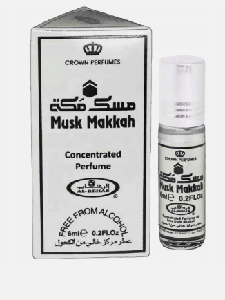 Al Rehab Musk Makkah Unisex 6ml x6 Concentrated Perfume Oil Roll-on