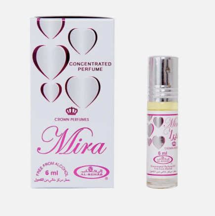 Al Rehab Mira Unisex 6ml x6 Concentrated Perfume Oil Roll-on
