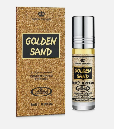 Al Rehab Golden Sand Unisex 6ml x6 Concentrated Perfume Oil Roll-on