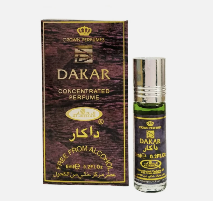 Al Rehab Dakar Unisex 6ml x6 Concentrated Perfume Oil Roll-on
