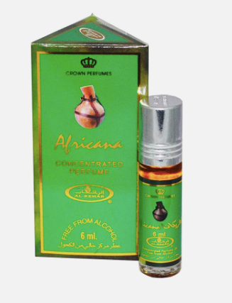 Al Rehab Africana Unisex 6ml x6 Concentrated Perfume Oil Roll-on