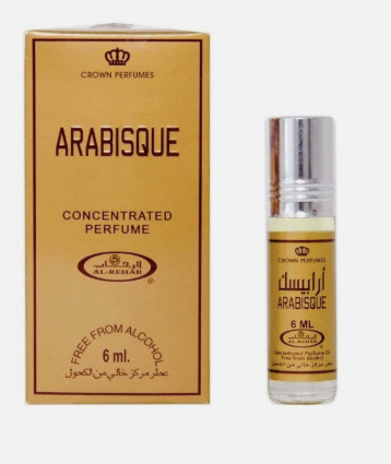 Al Rehab Arabisque Unisex 6ml x6 Concentrated Perfume Oil Roll-on