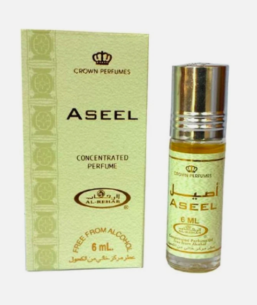 Al Rehab Aseel Unisex 6ml x6 Concentrated Perfume Oil Roll-on