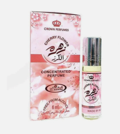 Al Rehab Cherry Flower Unisex 6ml x6 Concentrated Perfume Oil Roll-on