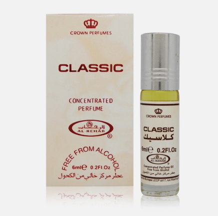 Al Rehab Classic Unisex 6ml x6 Concentrated Perfume Oil Roll-on