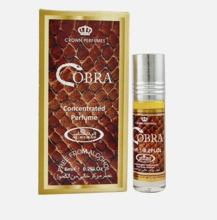 Al Rehab Cobra Unisex 6ml x6 Concentrated Perfume Oil Roll-on