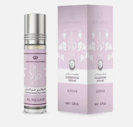 Al Rehab Diala Unisex 6ml x6 Concentrated Perfume Oil Roll-on