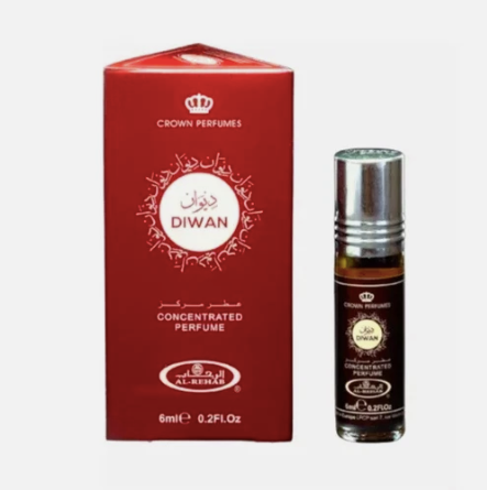 Al Rehab Diwan Unisex 6ml x6 Concentrated Perfume Oil Roll-on