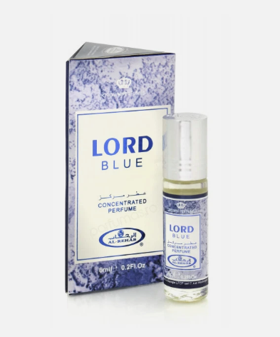 Al Rehab Lord Blue Unisex 6ml x6 Concentrated Perfume Oil Roll-on